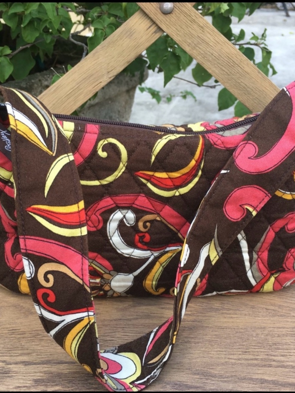 Vera Bradley Quilted Floral PUCCINI pattern Shoulder Bag - Picture 4 of 8